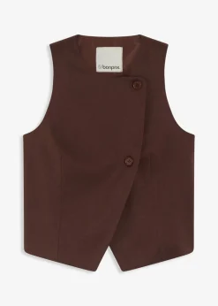 Best Weste aus fließendem Viskose-Mix Damen Bekleidung·Hosen|Jacken & Mäntel