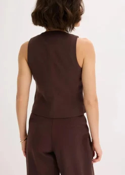 Best Weste aus fließendem Viskose-Mix Damen Bekleidung·Hosen|Jacken & Mäntel