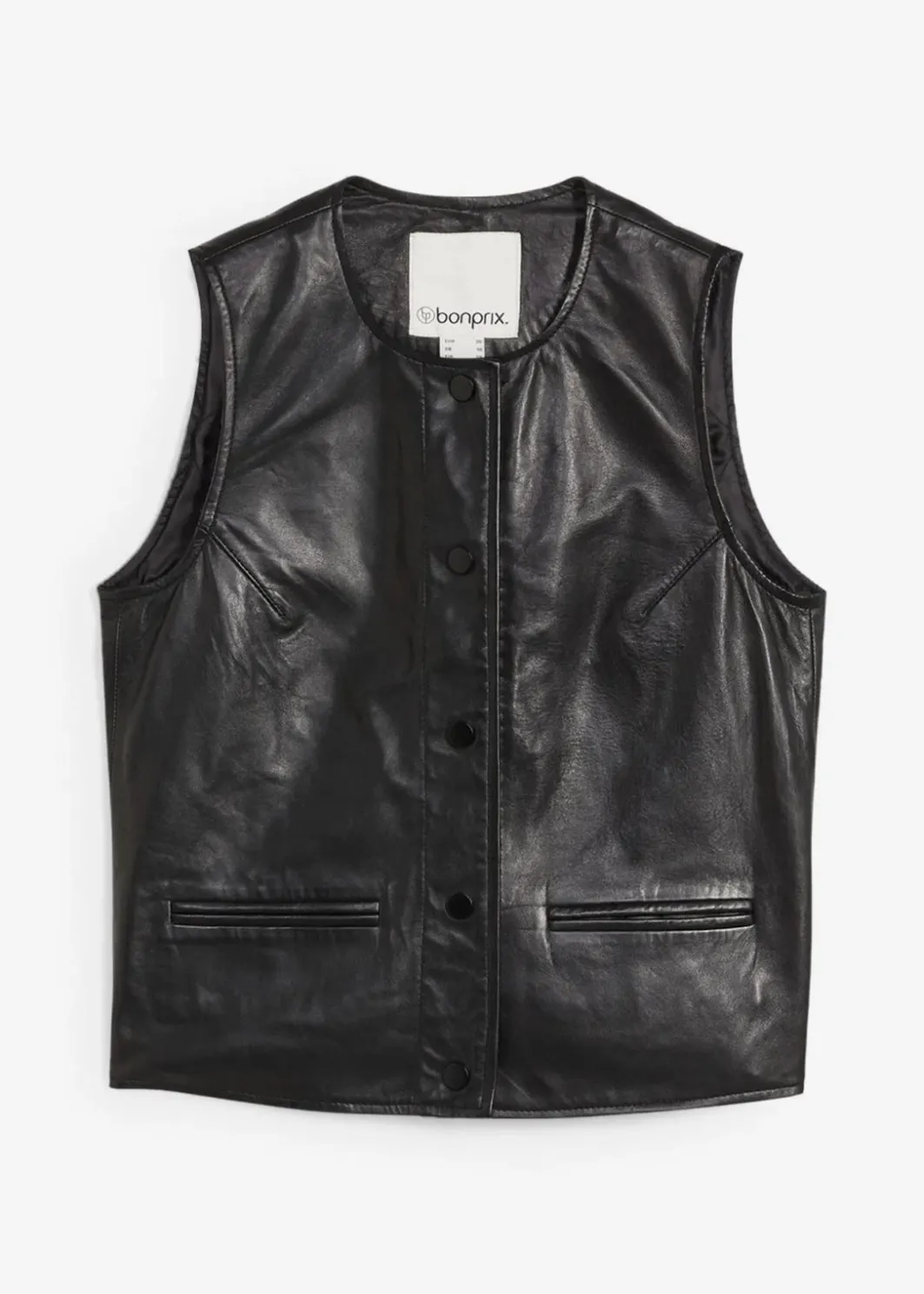 Damen bonprix Bekleidung·Hosen|Jacken & Mäntel|Weste aus Lammnappa