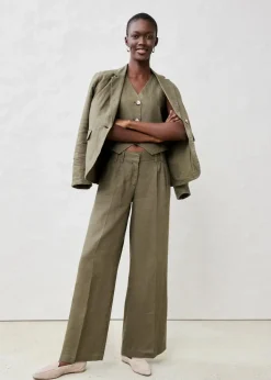 Damen bonprix Bekleidung·Hosen|Jacken & Mäntel|Weste aus reinem Leinen