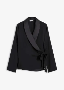 Discount Wickelbluse Damen Bekleidung·Jacken & Mäntel|Blusen & Tuniken
