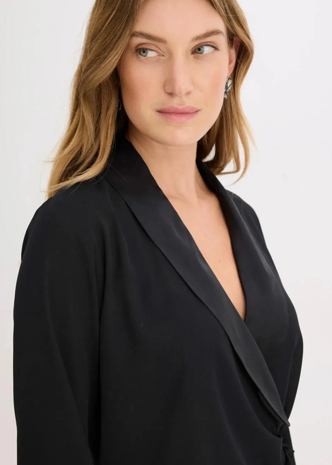 Discount Wickelbluse Damen Bekleidung·Jacken & Mäntel|Blusen & Tuniken