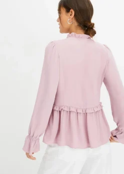 Damen bonprix Blusen & Tuniken|Bekleidung·Jacken & Mäntel|Wickelbluse