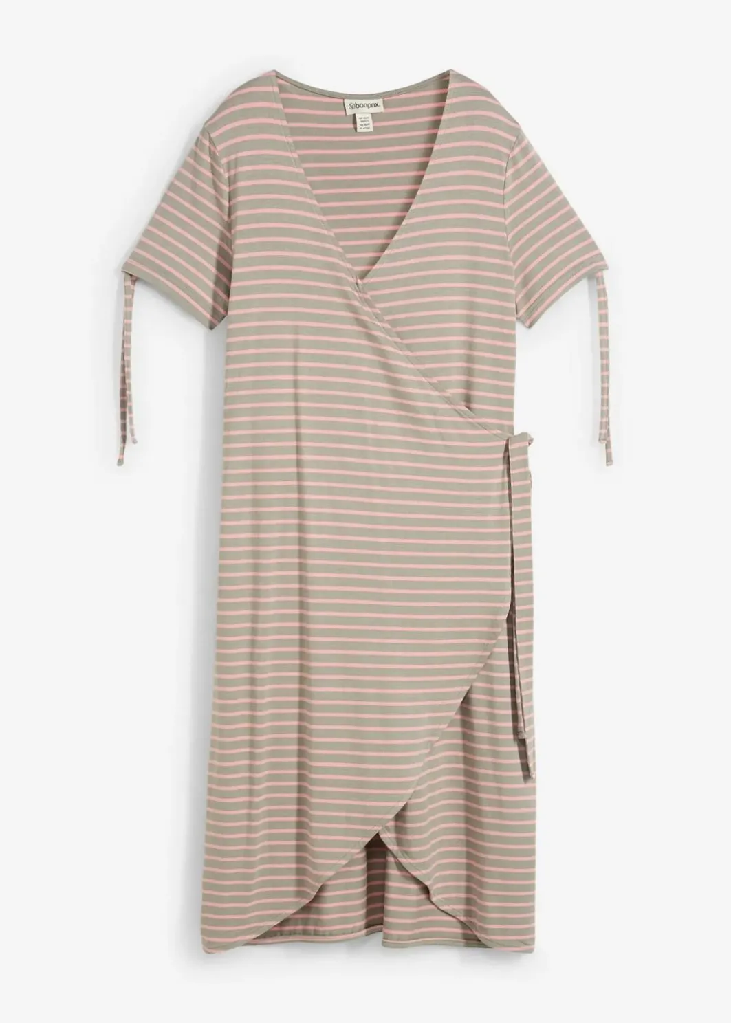 Online Wickelkleid aus fließendem Viskose-Elasthan-Mix Damen Bekleidung·Pullover & Strickjacken|Kleider