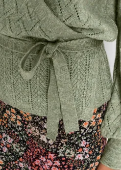 Damen bonprix Bekleidung·Umstandsmode|Pullover & Strickjacken|Wickelpullover