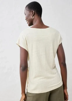 Damen bonprix Shirts & Tops|Premium|Wickelshirt aus reinem Leinen