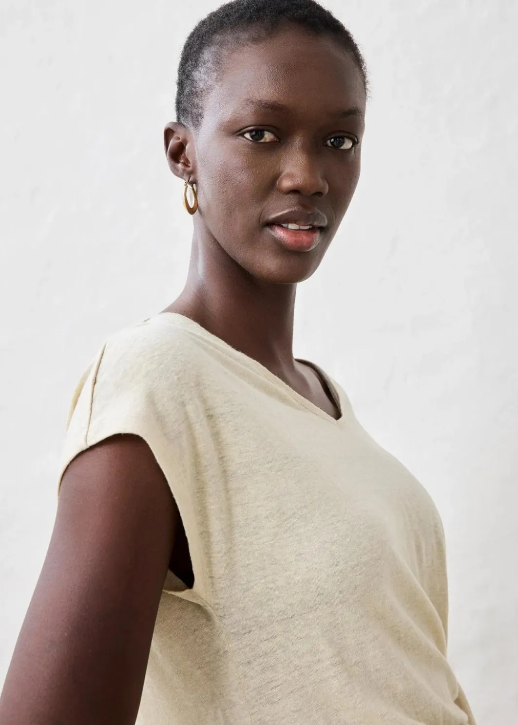 Damen bonprix Shirts & Tops|Premium|Wickelshirt aus reinem Leinen