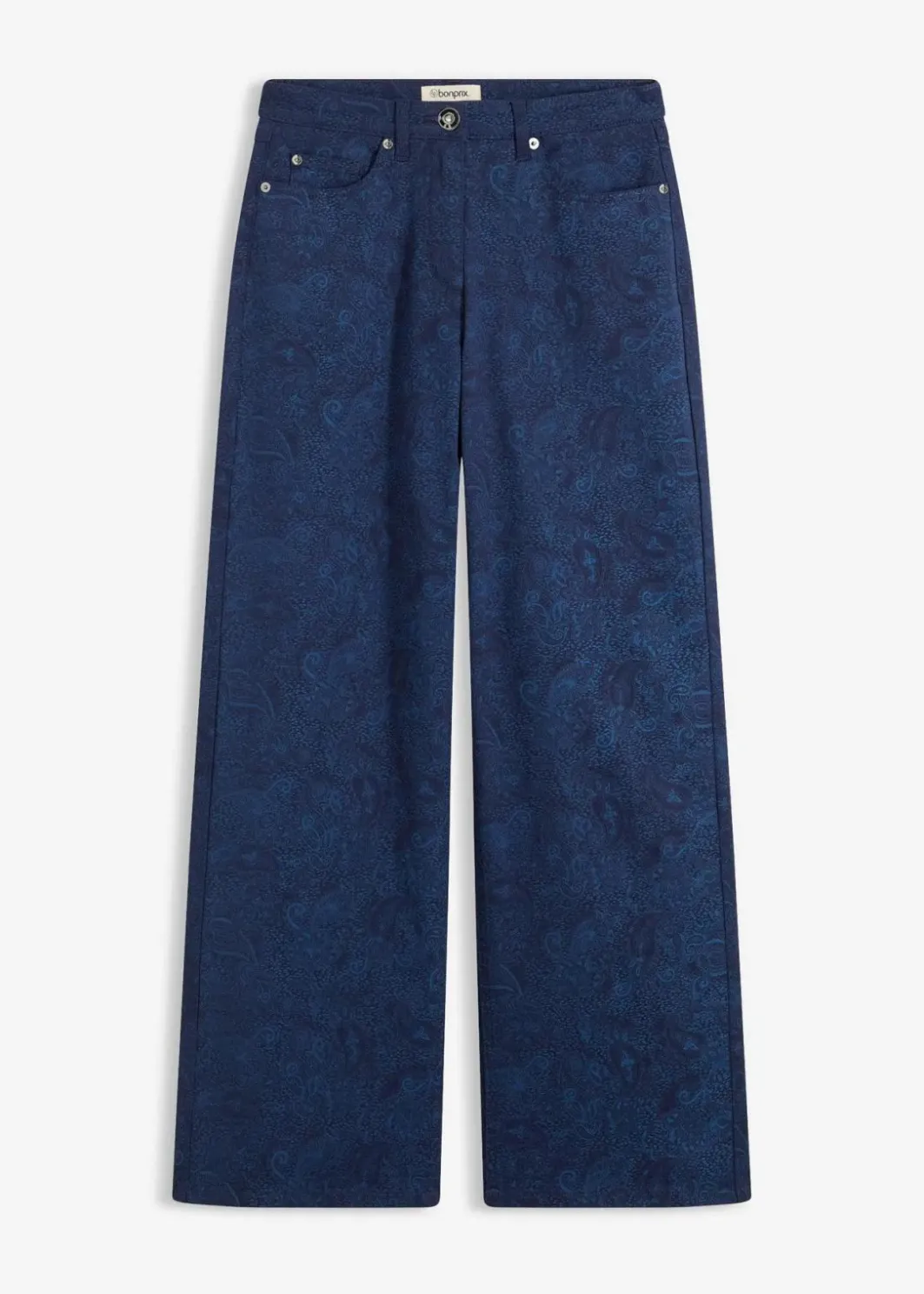 Outlet Wide Leg Hose aus Baumwollstretch Damen Hosen|Bekleidung·Kleider