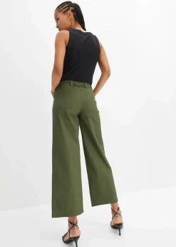 Best Wide Leg Hose, High Waist, Bequembund Damen Bekleidung·Kleider|Hosen