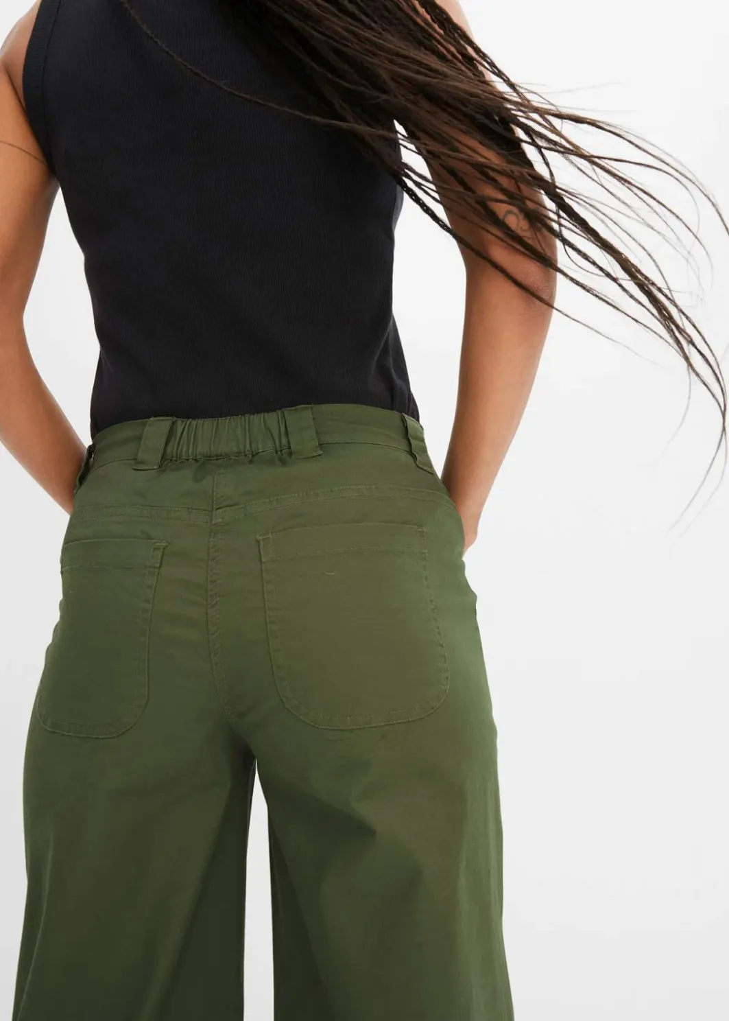 Best Wide Leg Hose, High Waist, Bequembund Damen Bekleidung·Kleider|Hosen