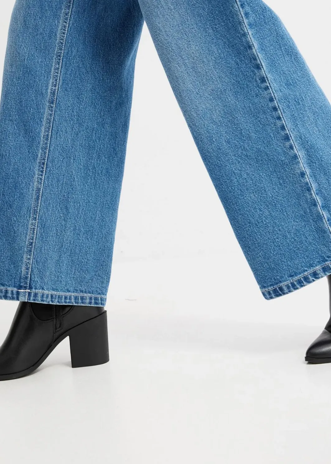 Online Wide Leg Jeans Mid Waist Damen Jeans|Bekleidung·Shirts & Tops