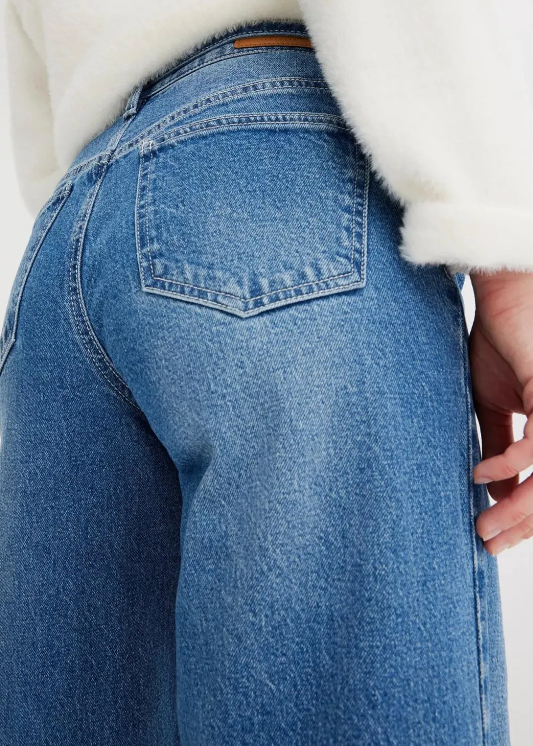 Online Wide Leg Jeans Mid Waist Damen Jeans|Bekleidung·Shirts & Tops