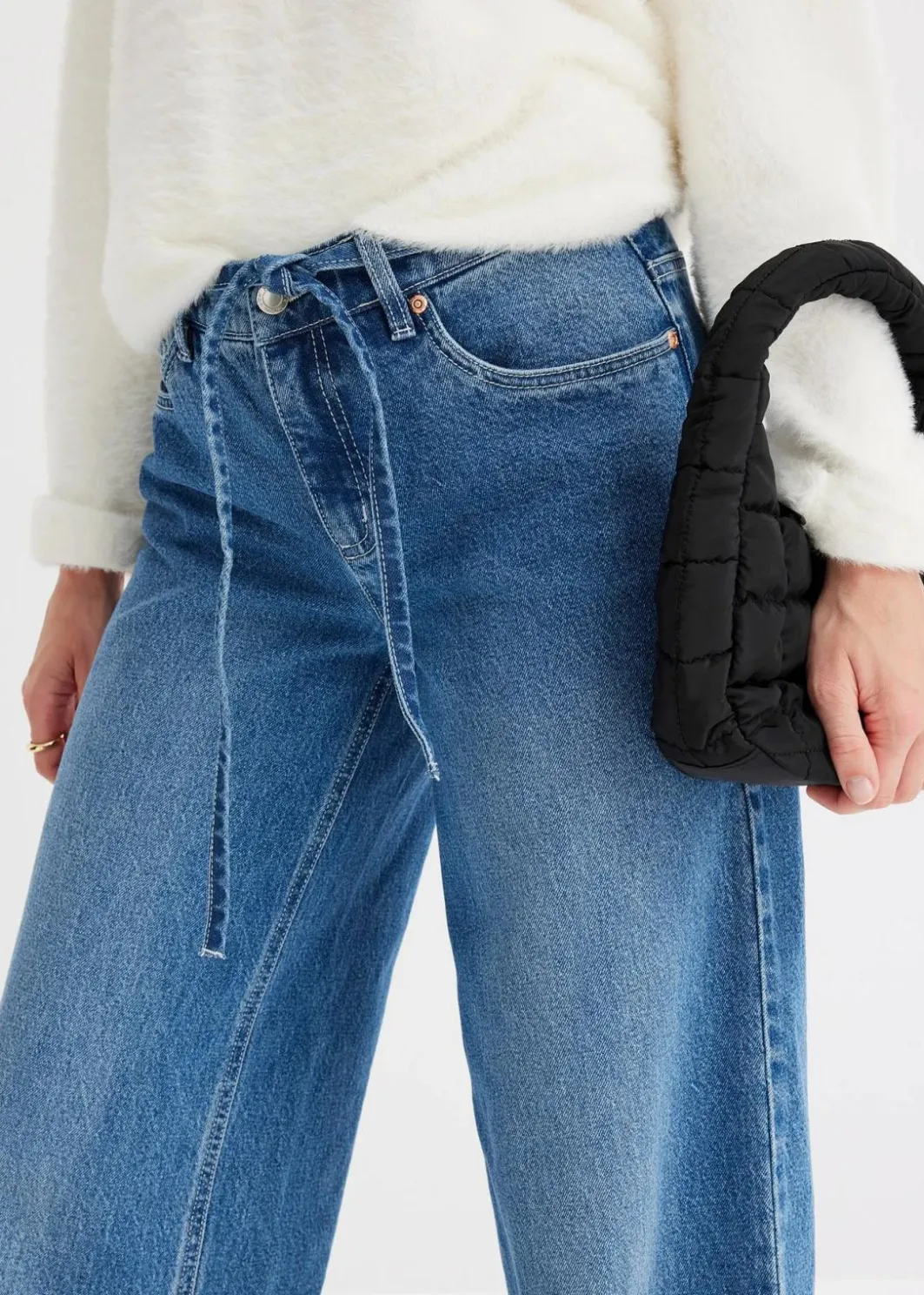 Online Wide Leg Jeans Mid Waist Damen Jeans|Bekleidung·Shirts & Tops