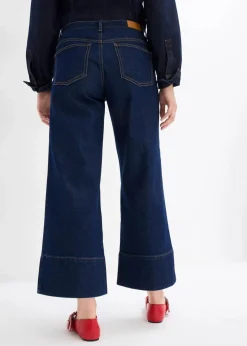 Clearance Wide Leg Jeans Mid Waist, cropped Damen Jeans|Bekleidung·Shirts & Tops