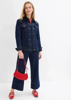 Clearance Wide Leg Jeans Mid Waist, cropped Damen Jeans|Bekleidung·Shirts & Tops
