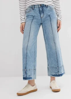 Best Wide Leg Jeans Mid Waist, cropped Damen Bekleidung·Shirts & Tops|Jeans