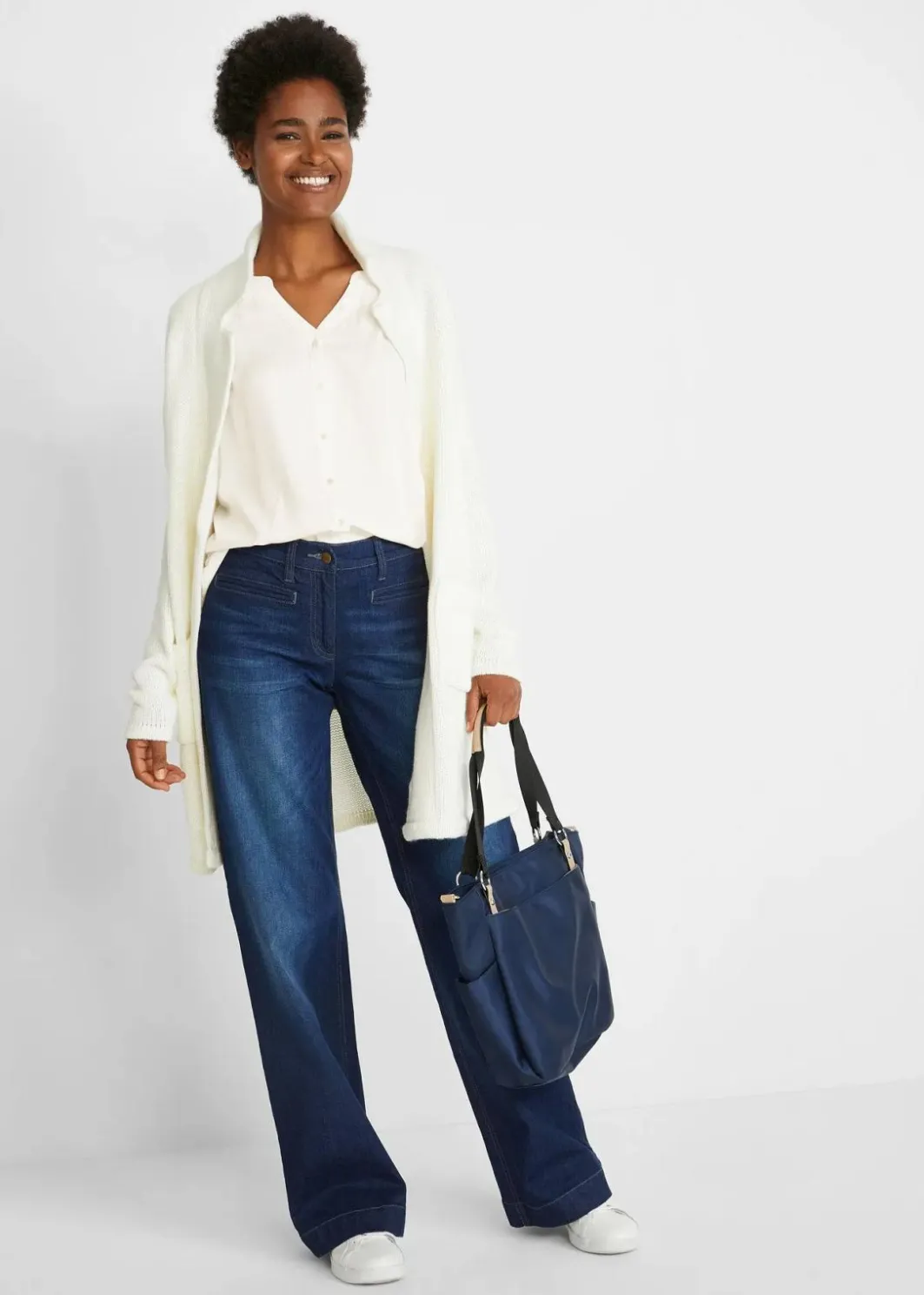 Clearance Wide Leg Jeans Mid Waist, Bequembund Damen Jeans|Bekleidung·Shirts & Tops