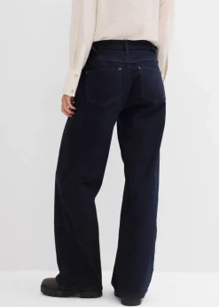 Wide-Leg Jeans Mid Waist Damen Jeans|Kurzgrößen