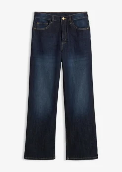 Discount Wide-Leg Thermojeans mit Jerseyfutter Mid Waist Kinder Mädchen 9-16 Jahre·Jeans