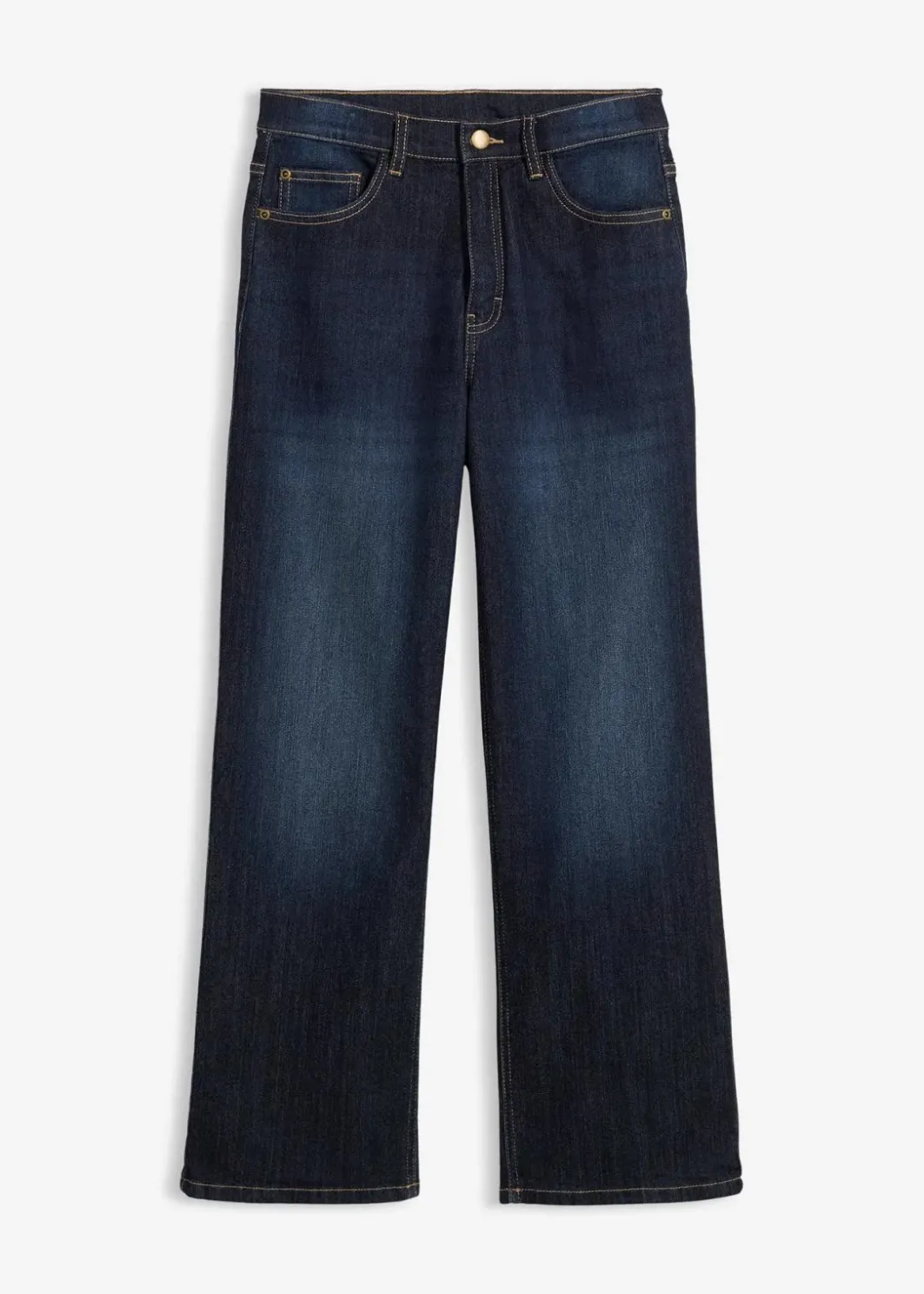 Discount Wide-Leg Thermojeans mit Jerseyfutter Mid Waist Kinder Mädchen 9-16 Jahre·Jeans