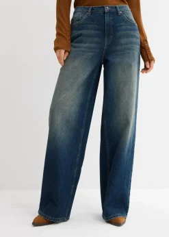 Sale Wide-Leg-Jeans High Waist Damen Bekleidung·Shirts & Tops|Jeans