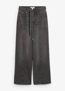 Damen bonprix Jeans|Bekleidung·Shirts & Tops|Wide-Leg-Jeans High Waist