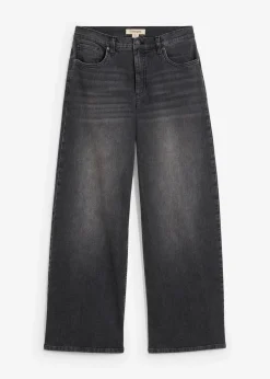 Wide-Leg-Jeans, High Waist Damen Kurzgrößen|Jeans