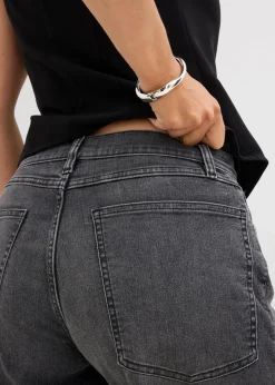 Wide-Leg-Jeans, High Waist Damen Kurzgrößen|Jeans