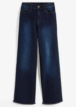 Damen bonprix Bekleidung·Shirts & Tops|Jeans|Wide-Leg-Jeans, High Waist