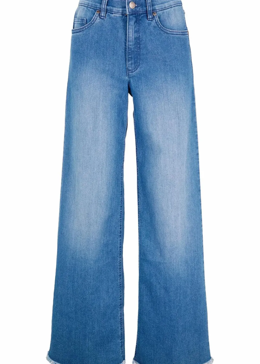 Damen bonprix Bekleidung·Shirts & Tops|Jeans|Wide-Leg-Jeans High Waist