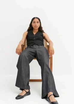Sale Wide-Leg-Jeans, High Waist Damen Bekleidung·Shirts & Tops|Jeans