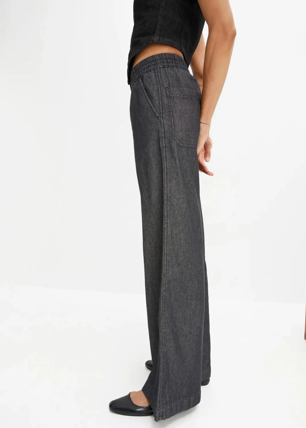 Sale Wide-Leg-Jeans, High Waist Damen Bekleidung·Shirts & Tops|Jeans