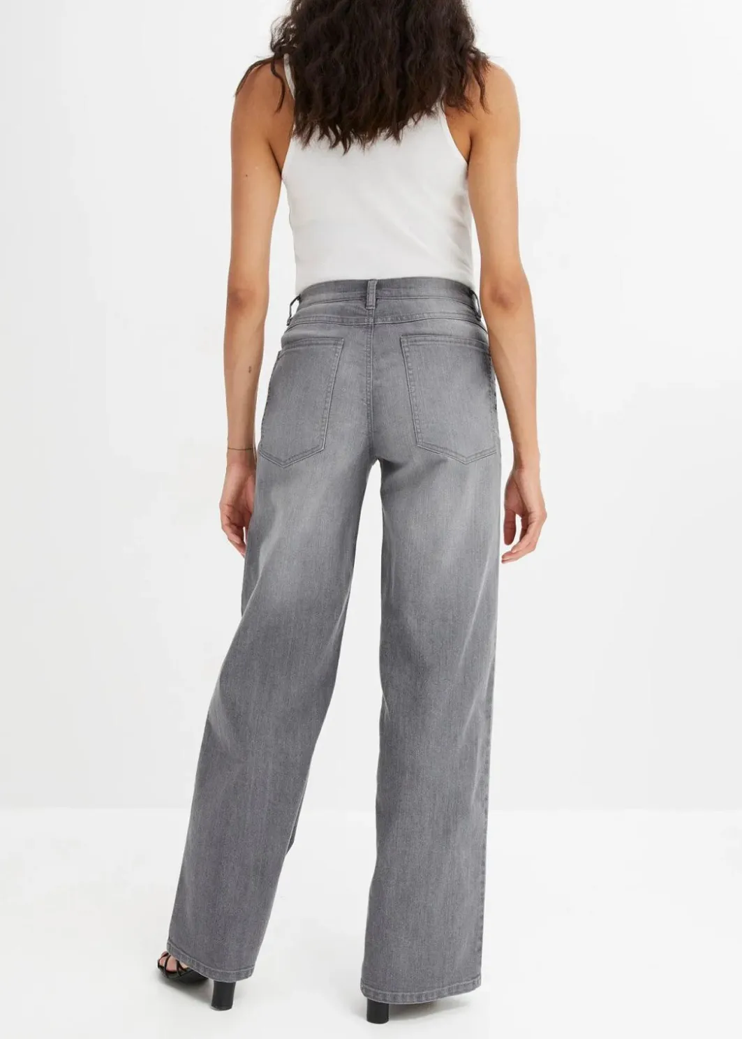 Clearance Wide-Leg-Jeans, High Waist Damen Kurzgrößen|Jeans