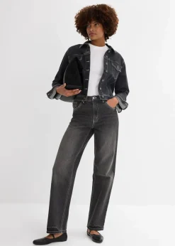 Wide-Leg-Jeans High Waist Damen Jeans|Bekleidung·Shirts & Tops