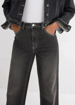 Wide-Leg-Jeans High Waist Damen Jeans|Bekleidung·Shirts & Tops