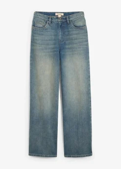 Damen bonprix Jeans|Bekleidung·Shirts & Tops|Wide-Leg-Jeans High Waist