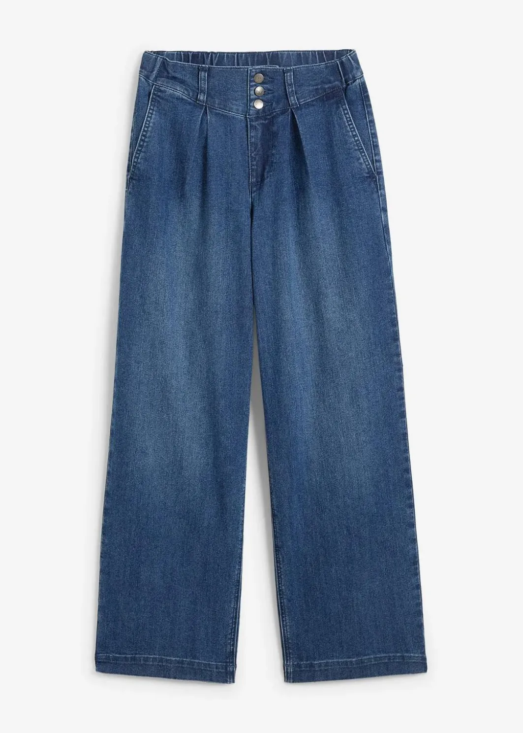Outlet Wide-Leg-Jeans High Waist, Bequembund Damen Jeans|Bekleidung·Shirts & Tops