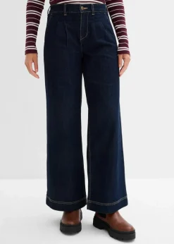 Hot Wide-Leg-Jeans High Waist, Bequembund Damen Bekleidung·Shirts & Tops|Jeans