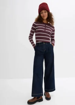 Hot Wide-Leg-Jeans High Waist, Bequembund Damen Bekleidung·Shirts & Tops|Jeans