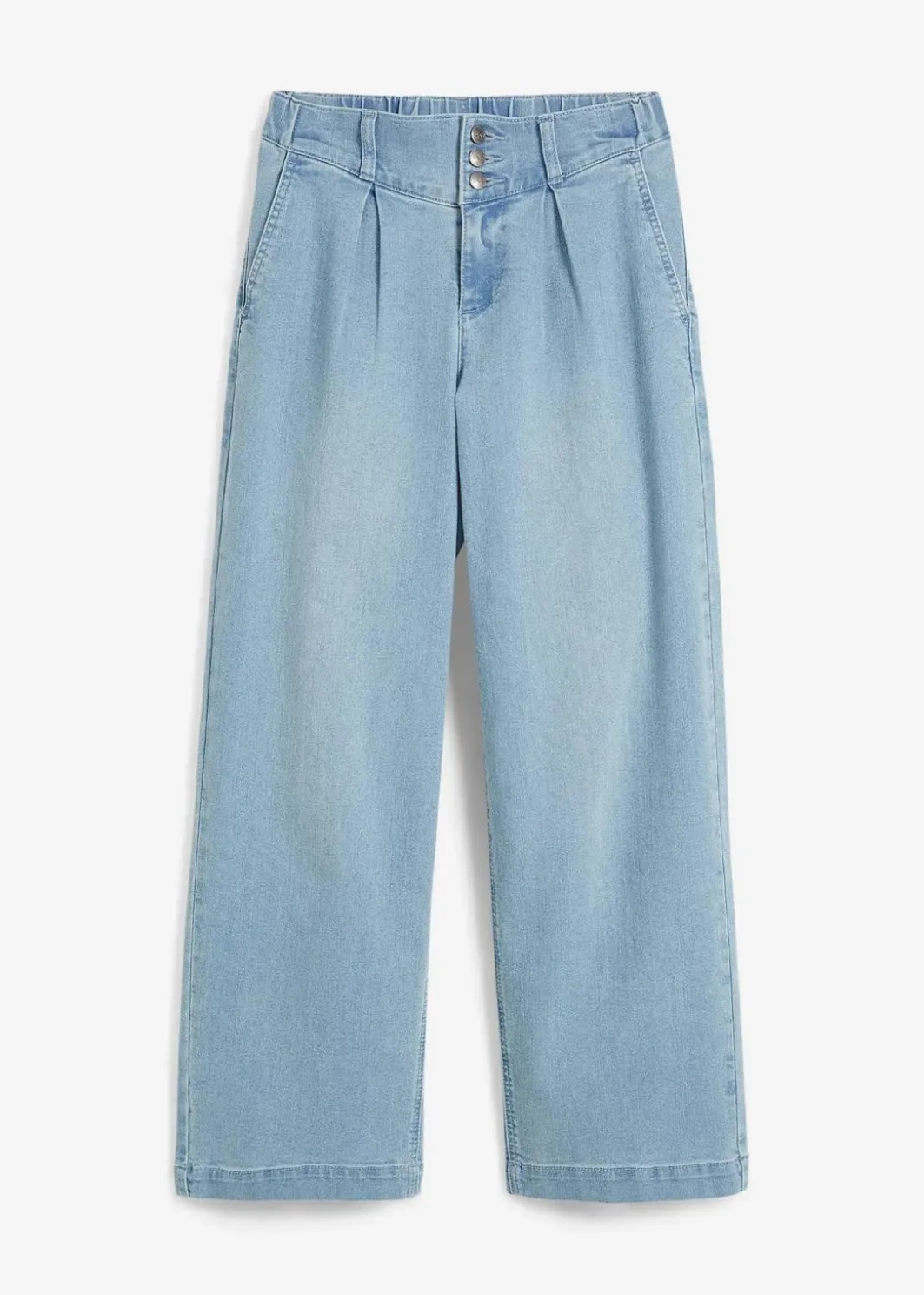 Damen bonprix Bekleidung·Shirts & Tops|Jeans|Wide-Leg-Jeans High Waist, Bequembund