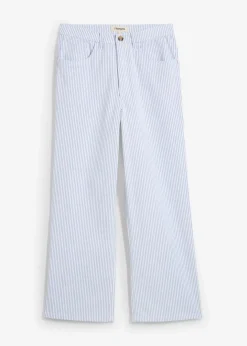New Wide-Leg-Jeans High Waist, cropped Damen Bekleidung·Shirts & Tops|Jeans