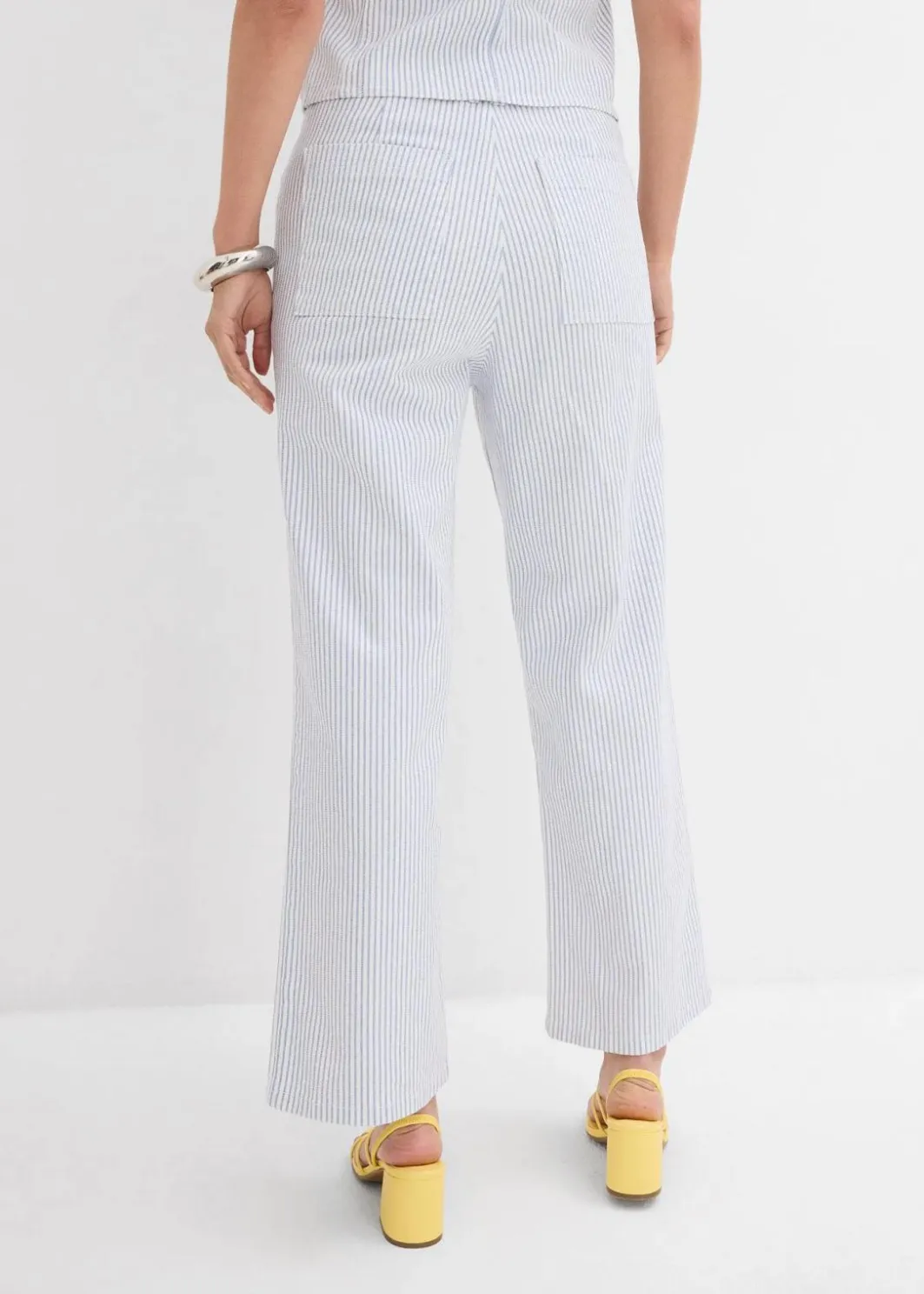 New Wide-Leg-Jeans High Waist, cropped Damen Bekleidung·Shirts & Tops|Jeans