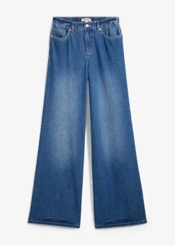 Discount Wide-Leg-Jeans, High Waist, Full Length Bequembund Damen Jeans|Kurzgrößen