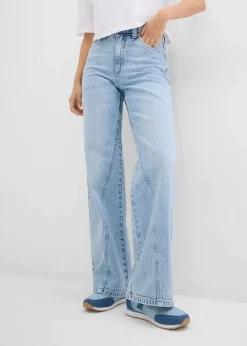 Sale Wide-Leg-Jeans High Waist, Low Stretch Damen Bekleidung·Shirts & Tops|Jeans