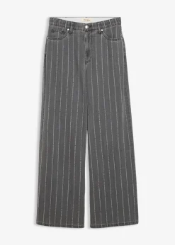 Discount Wide-Leg-Jeans High Waist mit Destroyed Effekten Damen Bekleidung·Shirts & Tops|Jeans