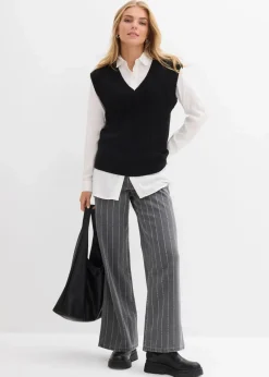 Discount Wide-Leg-Jeans High Waist mit Destroyed Effekten Damen Bekleidung·Shirts & Tops|Jeans