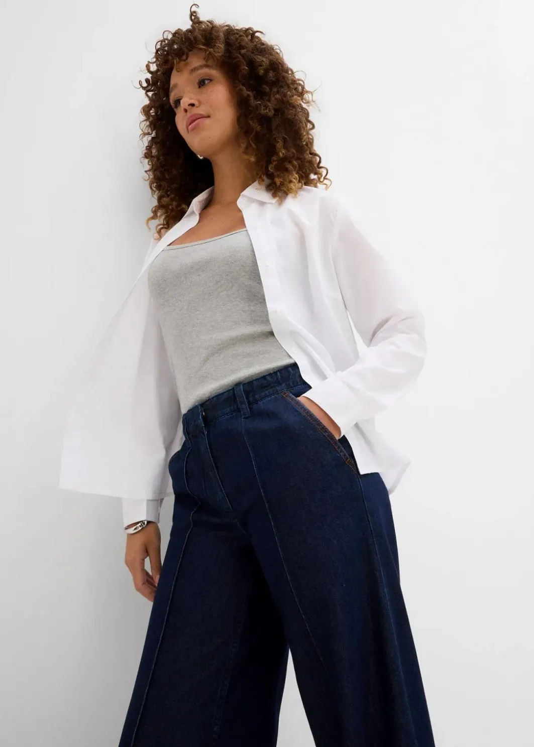 Best Wide-Leg-Jeans High Waist, Super Soft Damen Bekleidung·Shirts & Tops