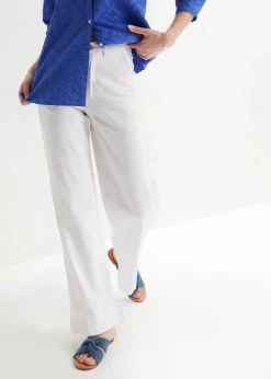 Damen bonprix Bekleidung·Shirts & Tops|Jeans|Wide-Leg-Jeans High Waist, Stretch