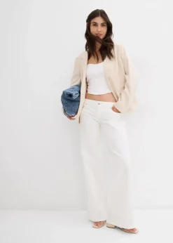 Wide-Leg-Jeans, Low Waist Damen Kurzgrößen|Bekleidung·Shirts & Tops