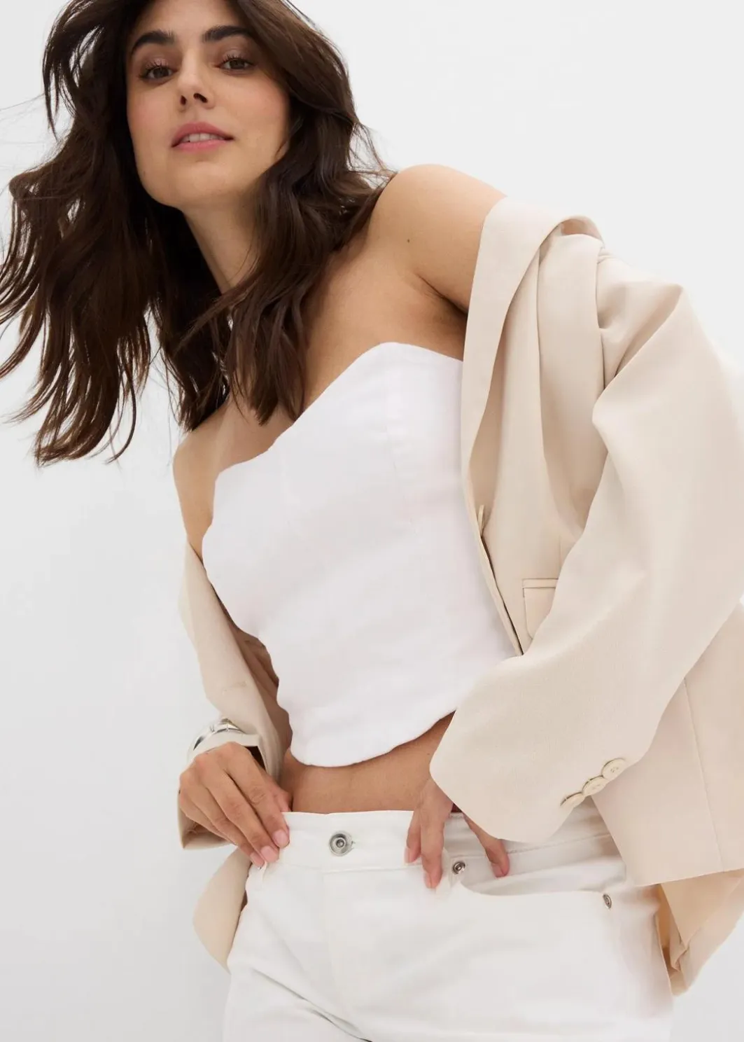 Wide-Leg-Jeans, Low Waist Damen Kurzgrößen|Bekleidung·Shirts & Tops